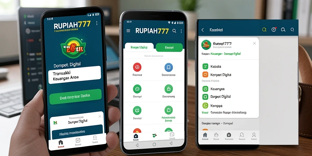 Tampilan antarmuka RUPIAH777 yang sederhana dan informatif.